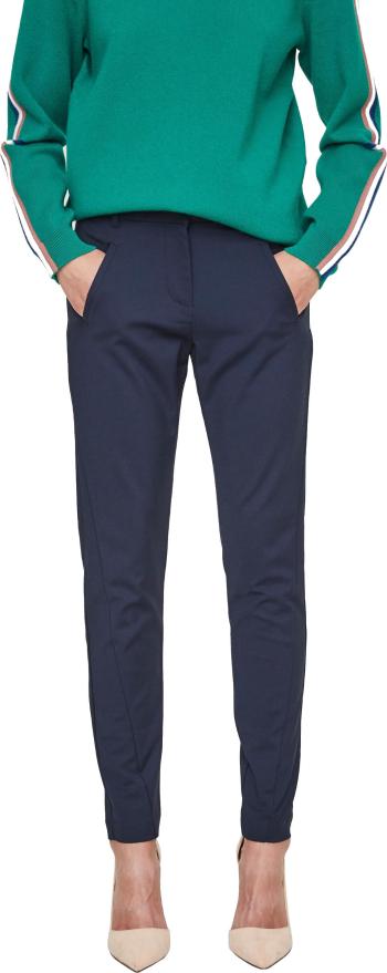 Vero Moda Pantaloni pentru femei VMVICTORIA NW ANTIFIT ANKLE PANTS NOOS Navy Blazer L/32