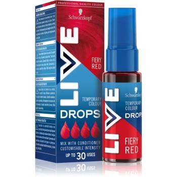 Schwarzkopf LIVE Drops sampon nuantator culoare Fiery Red 30 ml