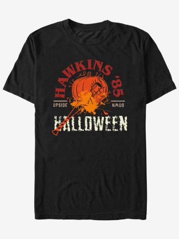 ZOOT.Fan Netflix Hawkins '85 Halloween Stranger Things Tricou Negru