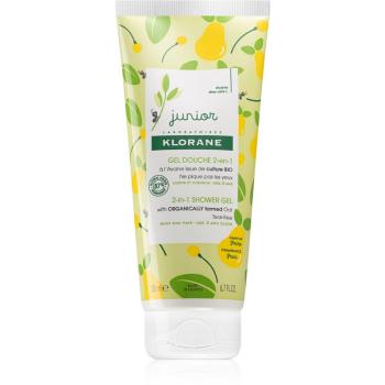 Klorane Junior 2 in 1 gel de dus si sampon pentru copii 200 ml