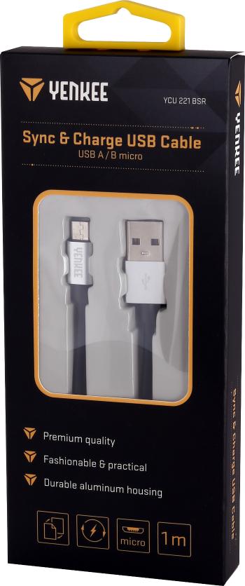 Cablu de sincronizare si incarcare USB 1m - neagra - Mărimea 1 m