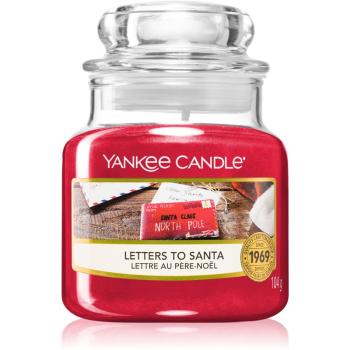 Yankee Candle Letters To Santa lumânare parfumată 104 g