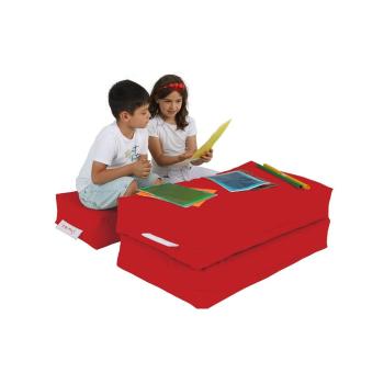 Beanbag de grădină pentru copii cu taburet 3 buc. Double Kid – Floriane Garden