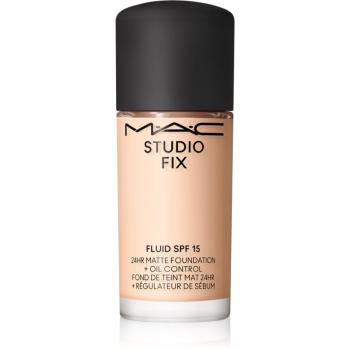 MAC Cosmetics Studio Fix Fluid SPF 15 24HR Matte Foundation + Oil Control Mini machiaj cu efect matifiant SPF 15 culoare NW10 15 ml