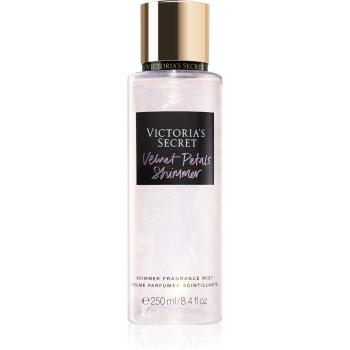 Victoria's Secret Velvet Petals Shimmer spray pentru corp cu particule stralucitoare pentru femei 250 ml