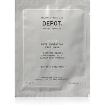 Depot No. 808 Deep Hydration Face Mask mască de hidratare profundă pentru barbati 12x13 ml