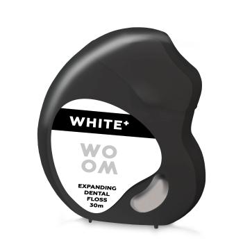 WOOM Ață dentară White+ (Expanding Dental Floss) 30 m