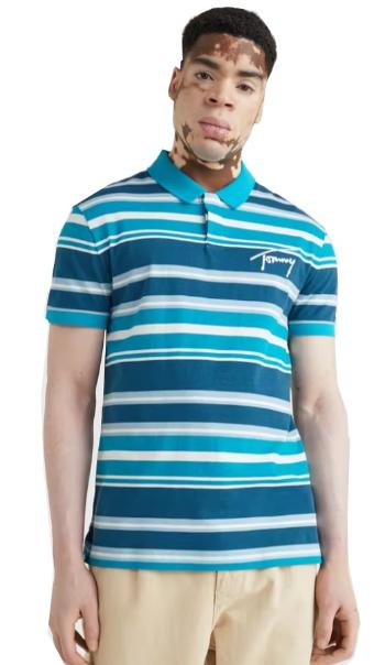 Tommy Hilfiger Ticrou polo pentru bărbați DM0DM14103CWJ L