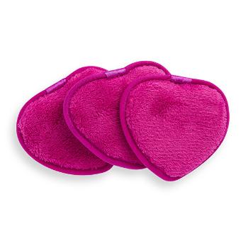 Revolution Skincare Tampoane de machiaj reutilizabile Cushions Hearts (Machiaj Remover Cushions) 3 ks