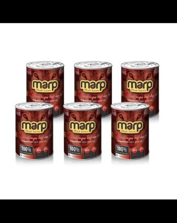 MARP Hrana umeda pentru caini, cu vita 6 x 400 g