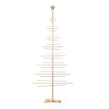 Brad din lemn pentru Crăciun Nature Home Xmas Decorative Tree, înălțime 240 cm