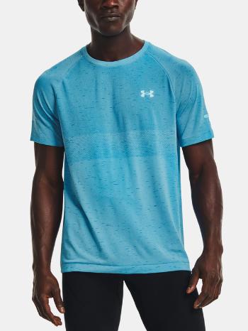 Under Armour UA Seamless Run SS Tricou Albastru