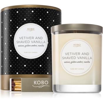 KOBO Coterie Vetiver and Shaved Vanilla lumânare parfumată 312 g