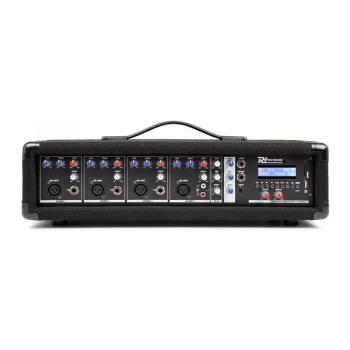Power Dynamics PDM-C405A, mixer muzical cu 4 canale, 800 W, usb și sd slot