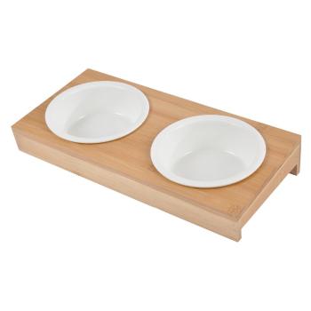 Set boluri cu suport pentru câini din ceramică ø 12 cm – Love Story