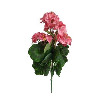 Floare artificială Muscat roz deschis, 47 cm