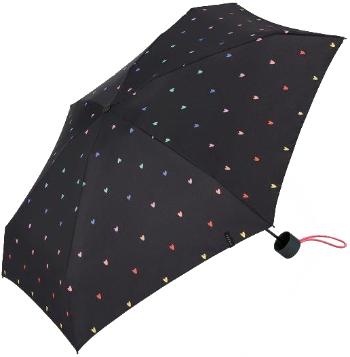 Esprit Umbrelă pliabilă pentru femei Petito 58693 black rainbow