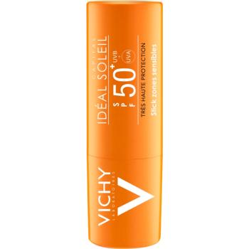 Vichy Capital Soleil Stick pentru a proteja zonele sensibile și a buzelor SPF 50+ 9 g