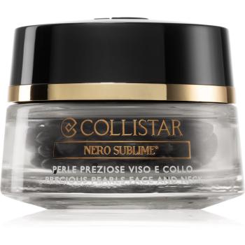Collistar Nero Sublime® Precious Pearls Face and Neck capsule cu serum facial 60 buc