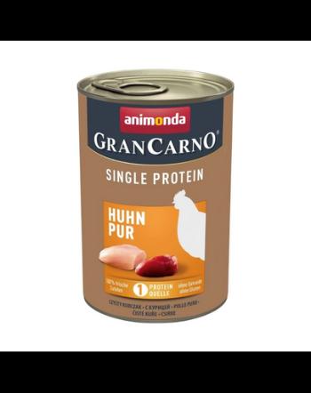 ANIMONDA GranCarno Single Protein Adult Chicken pure 400 g hrana monoproteina caini adulti, pui