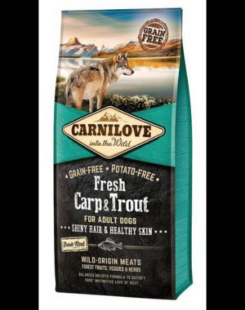 CARNILOVE Hrana uscata pentru caini adulti, cu pastrav si crap proaspat 24 kg (2 x 12 kg)
