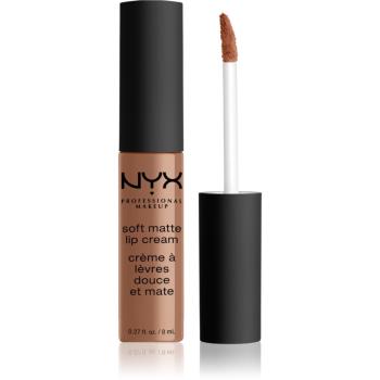 NYX Professional Makeup Soft Matte Lip Cream ruj lichid mat, cu textură lejeră culoare 57 Cape Town 8 ml
