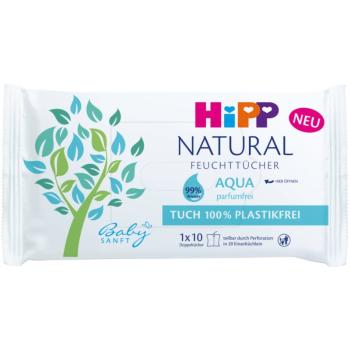 Hipp Babysanft Aqua Natural Servetele umede pentru nou-nascuti si copii 10 buc