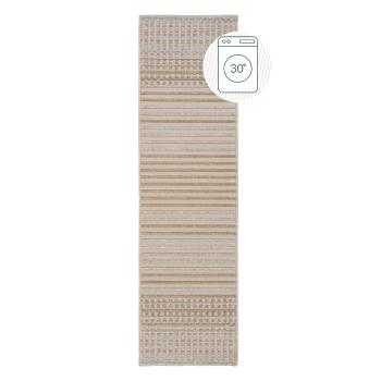 Covor tip traversă bej lavabil din janilie 60x240 cm Elton – Flair Rugs