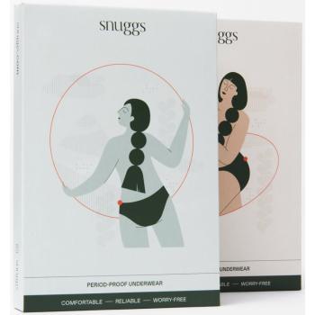 Snuggs Period Underwear Classic: Medium Flow chiloți menstruali în caz de menstruație medie mărime L 1 buc