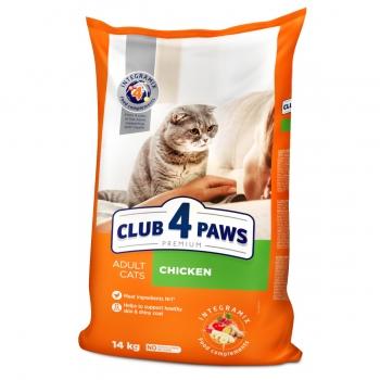 CLUB 4 PAWS Premium, Pui, hrană uscată pisici, 14kg