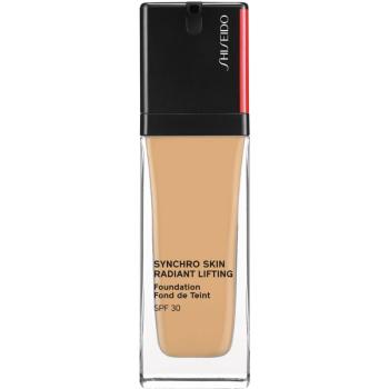 Shiseido Synchro Skin Radiant Lifting Foundation machiaj pentru lifting cu efect de stralucire SPF 30 culoare 340 Oak 30 ml