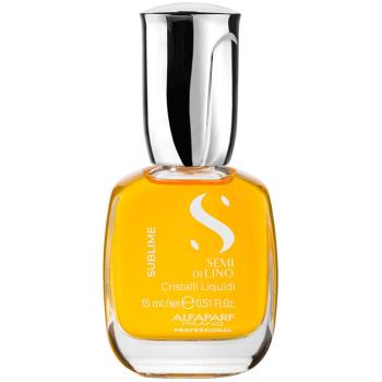 Alfaparf Milano Ser iluminator pentru păr Semi Di Lino Sublime (Cristalli Liquidi) 15 ml