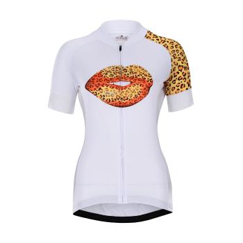 
                 HOLOKOLO Tricou de ciclism cu mânecă scurtă - BISOU LADY - alb  
            
