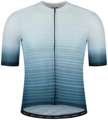 Tricou de ciclism Rogelli Placă de surf alb/albastru ROG351436