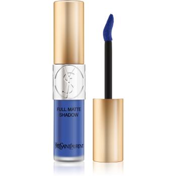 Yves Saint Laurent Full Matte Shadow lichid fard ochi cu efect matifiant culoare 6 Rebel Blue 4.5 ml