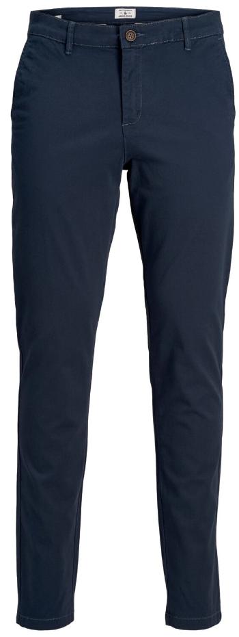 Jack&Jones Pantaloni slim pentru bărbați JJIMARCO JJDAVE 12174309 Navy Blazer 30/34