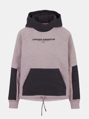 Under Armour Rival + Fleece Hoodie Hanorac Roz