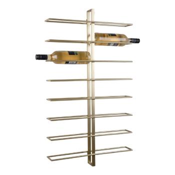 Raft pentru sticle de vin auriu de perete din metal număr sticle 16  Dual  – PT LIVING