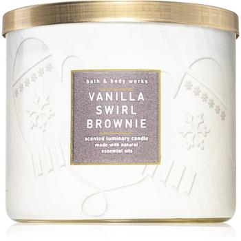 Bath & Body Works Vanilla Swirl Brownie lumânare parfumată 411 g