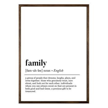 Poster 50x70 cm Family – Wallity