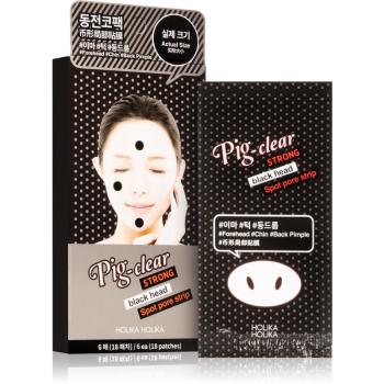 Holika Holika Pig Nose Strong plasture de curatare impotriva acneei 18 buc
