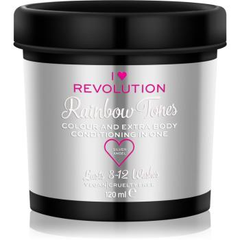 I Heart Revolution Rainbow Tones Culoare temporară pentru păr culoare Silver Angel 120 ml