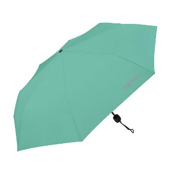 Esprit Umbrelă mecanică pliabilă Mini Basic Agate Green
