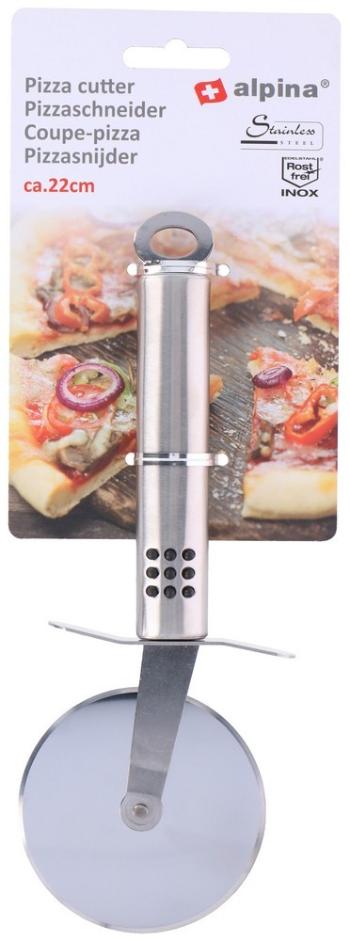 Tăietor pentru pizza Alpina - otel inoxidabil - Mărimea 22 cm