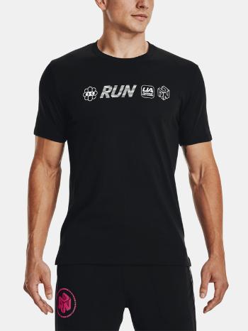 Under Armour UA Run Anywhere SS Tricou Negru