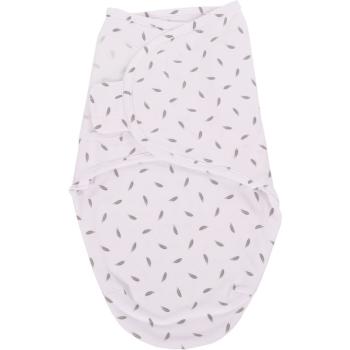 Bo Jungle B-Wrap Small Grey Feathers păturică de înfășat 3,2-6,4kg 1 buc