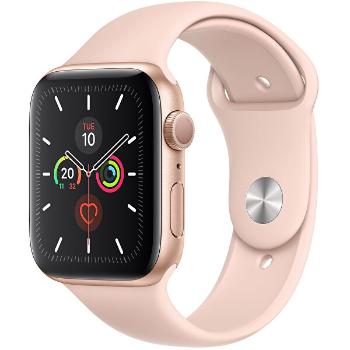 Apple Watch 44 mm aluminiu auriu cu curelușă sport nisip roz