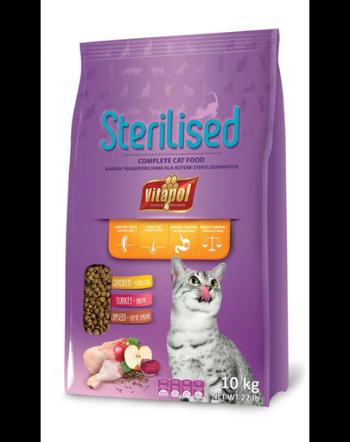 VITAPOL Hrană pentru pisici după sterilizare 10kg