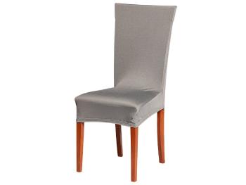 Husa de scaun elast. intr-o sing.culoare - antracit - Mărimea scaun 38x38 cm, inaltime spata