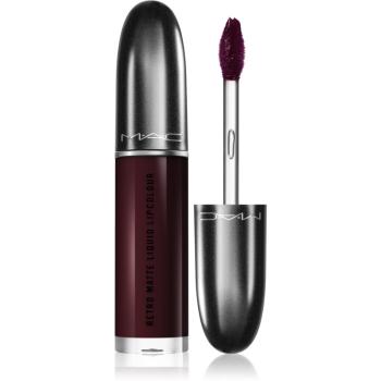 MAC Cosmetics Retro Matte Liquid Lipcolour ruj lichid mat culoare High Drama 5 ml